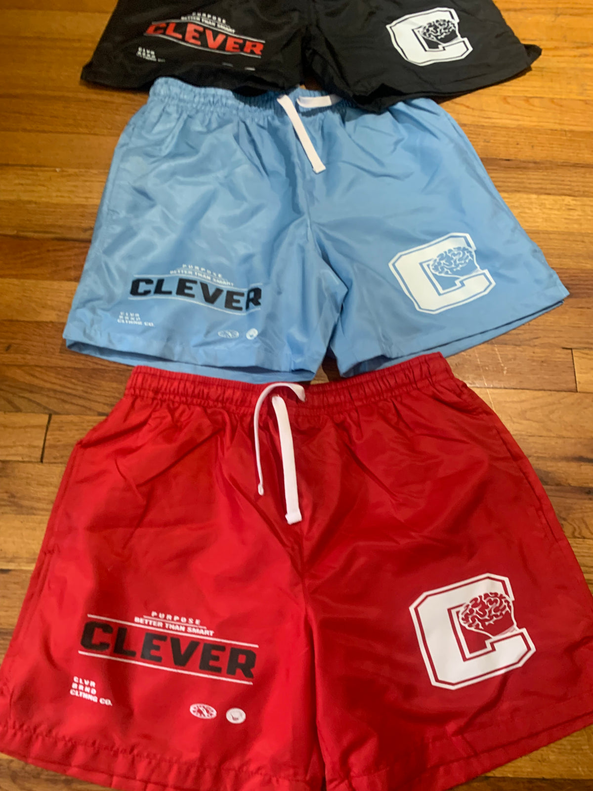 Custom shorts with dtf printed transfers