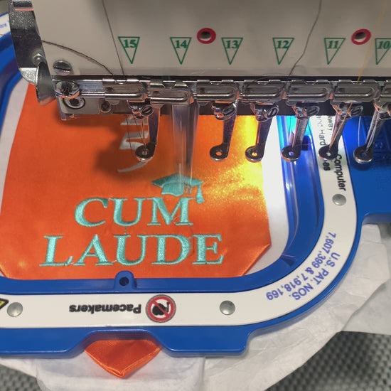 custom embroidered stole