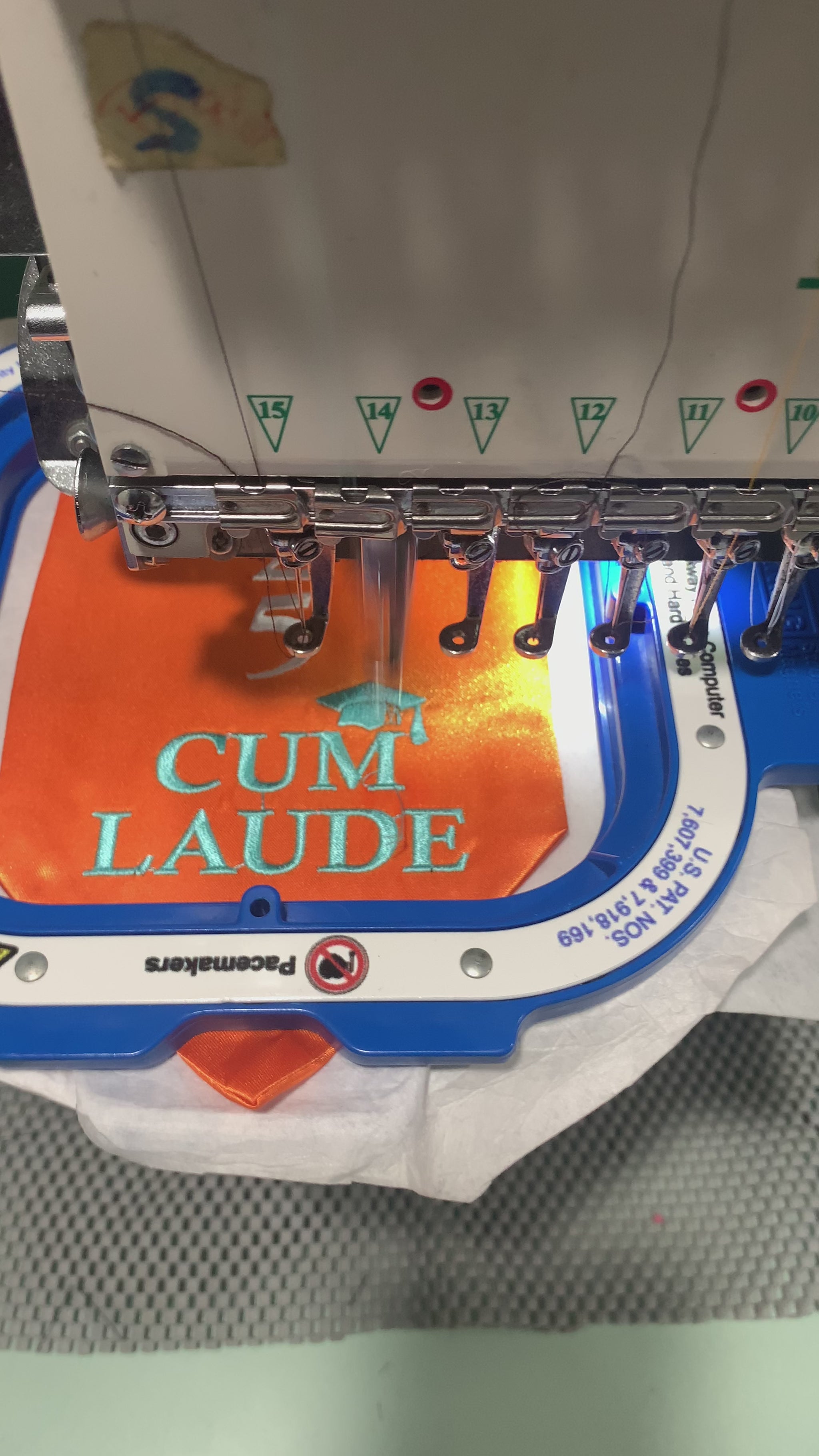 custom embroidered stole