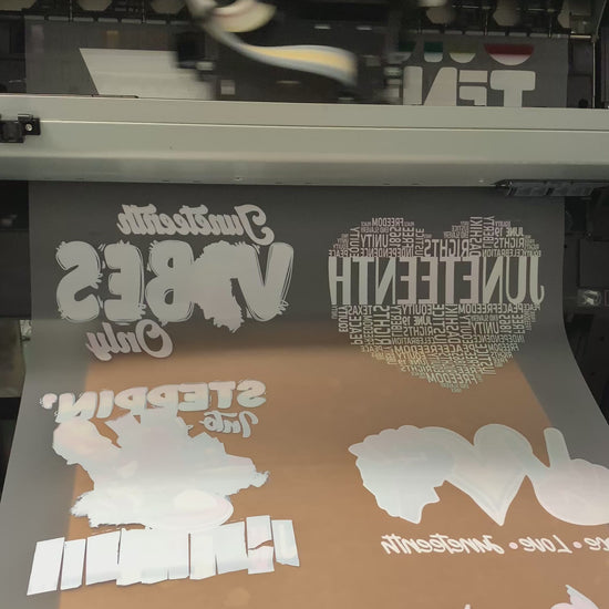 Video of dtf transfers being printed