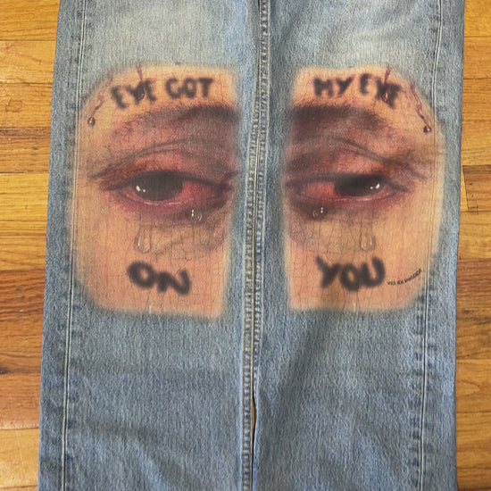 dtg on denim jeans