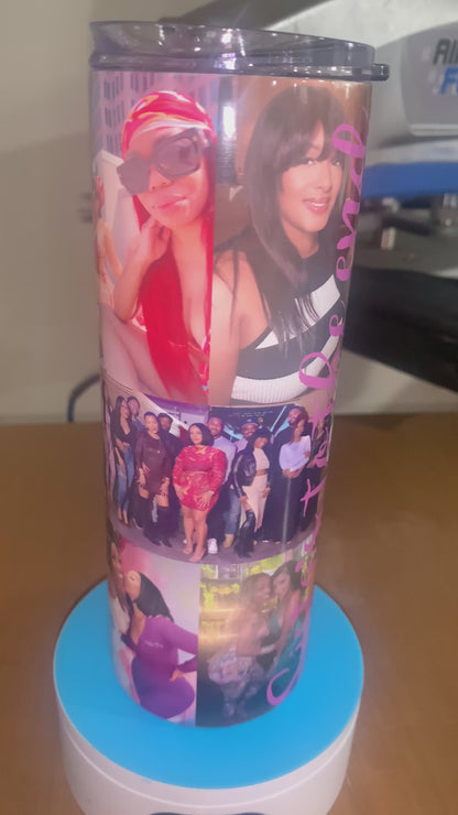 custom sublimated tumbler