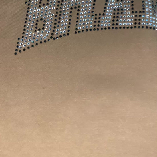 two color rhinestone design