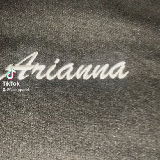 Varsity Jackets with custom rhinestone design