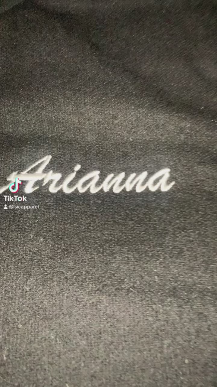 Varsity Jackets with custom rhinestone design