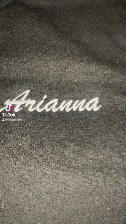 Varsity Jackets with custom rhinestone design