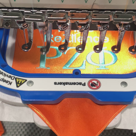 Custom embroidery stole