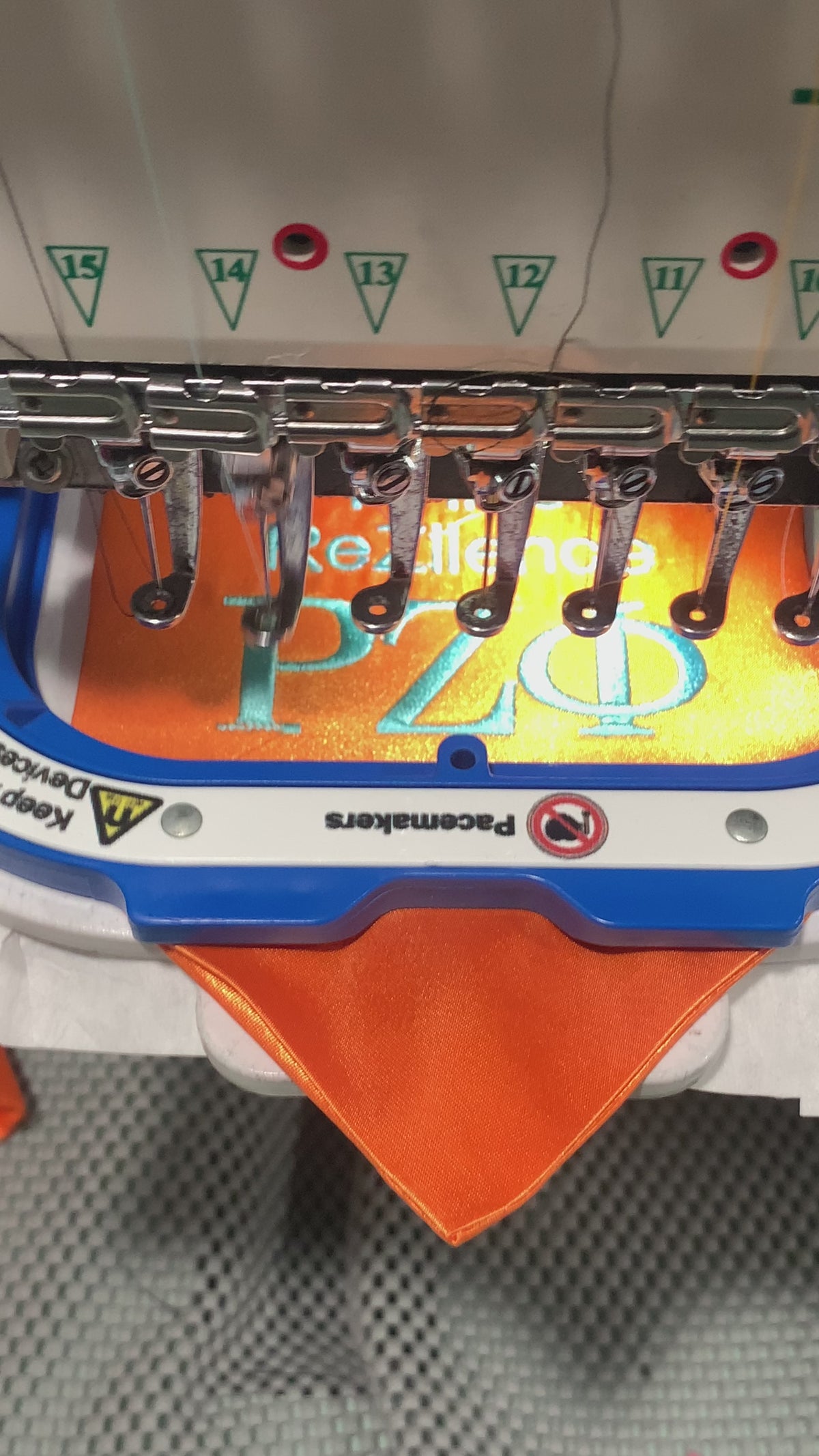 Custom embroidery stole