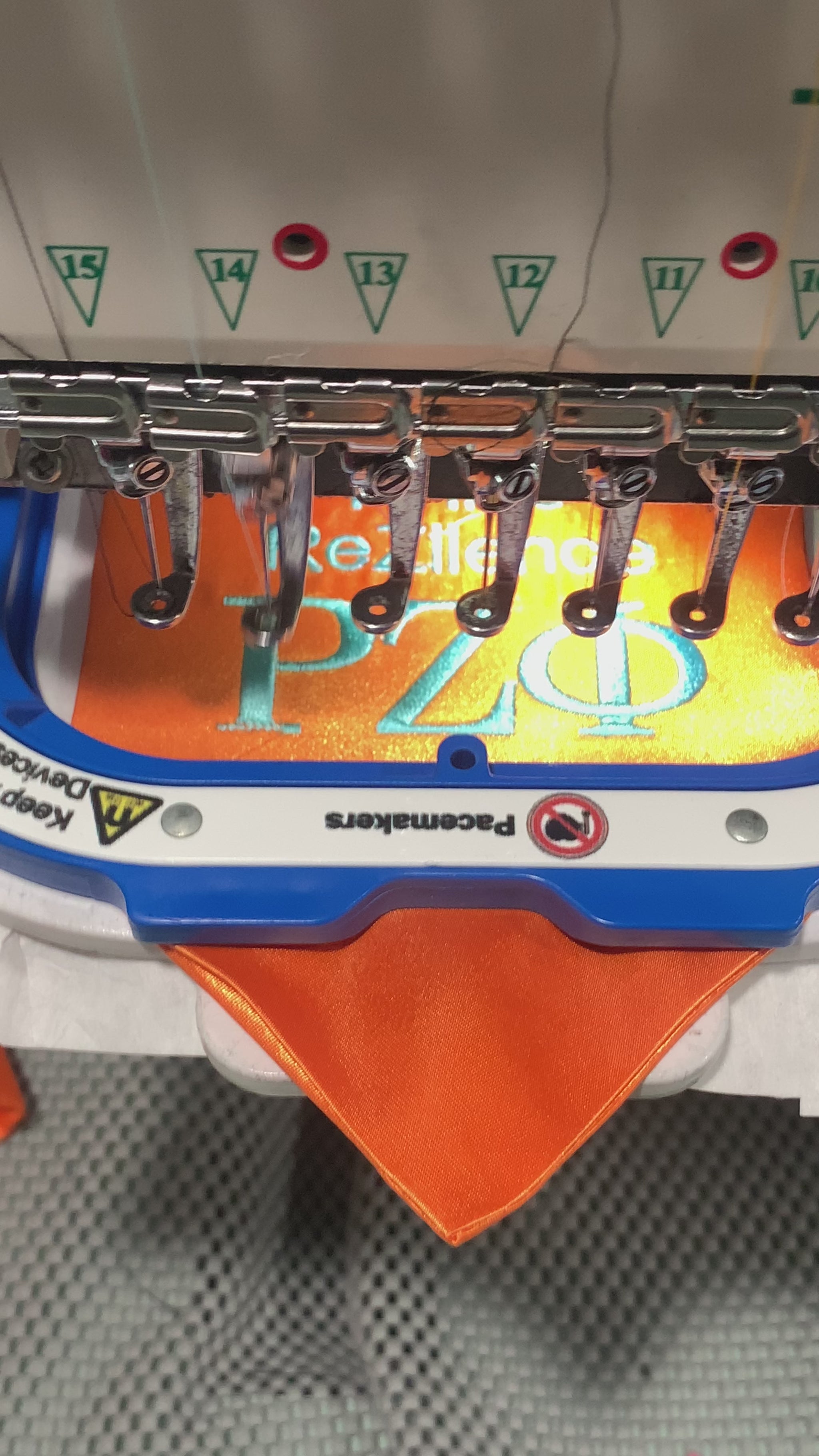 Custom embroidery stole