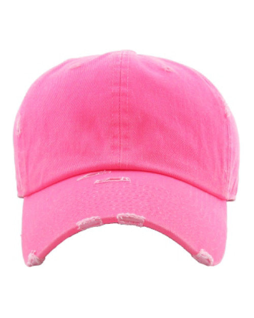 Distressed dad hats