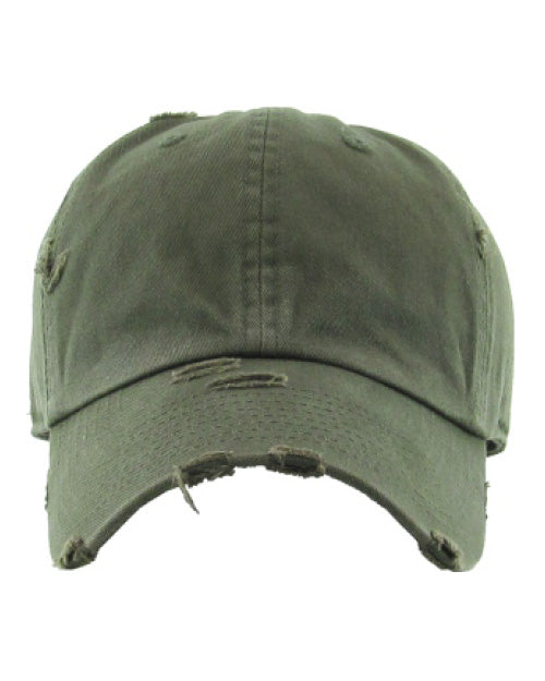 Distressed dad hats